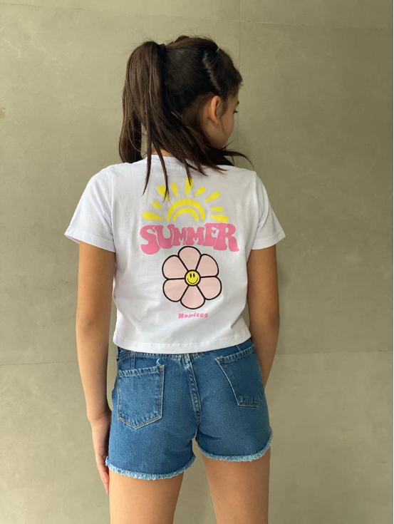 REMERA TOP DOBLE ESTAMPADO SUMMER