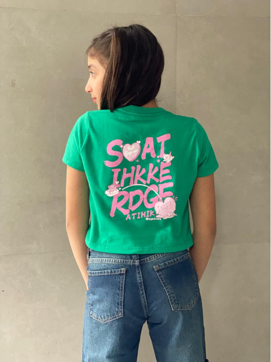 REMERA TOP DOBLE ESTAMPADO SOAT