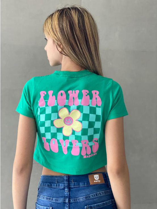 REMERA TOP FLOWER