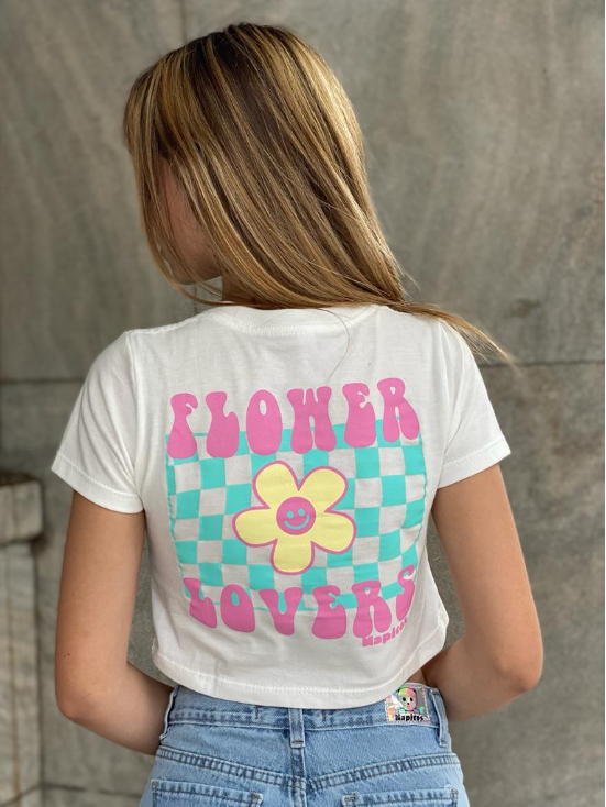 REMERA TOP FLOWER