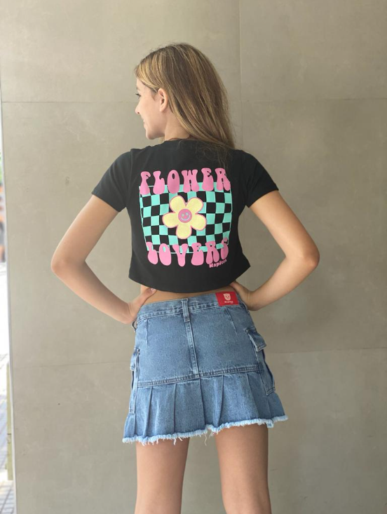 REMERA TOP FLOWER