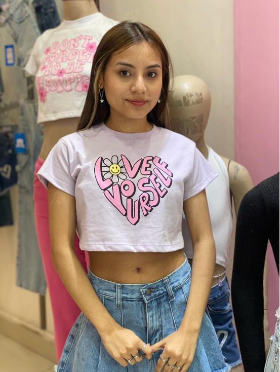 REMERA love girasol